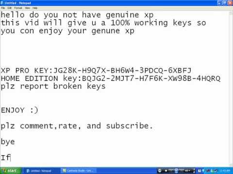 product key code for windows xp